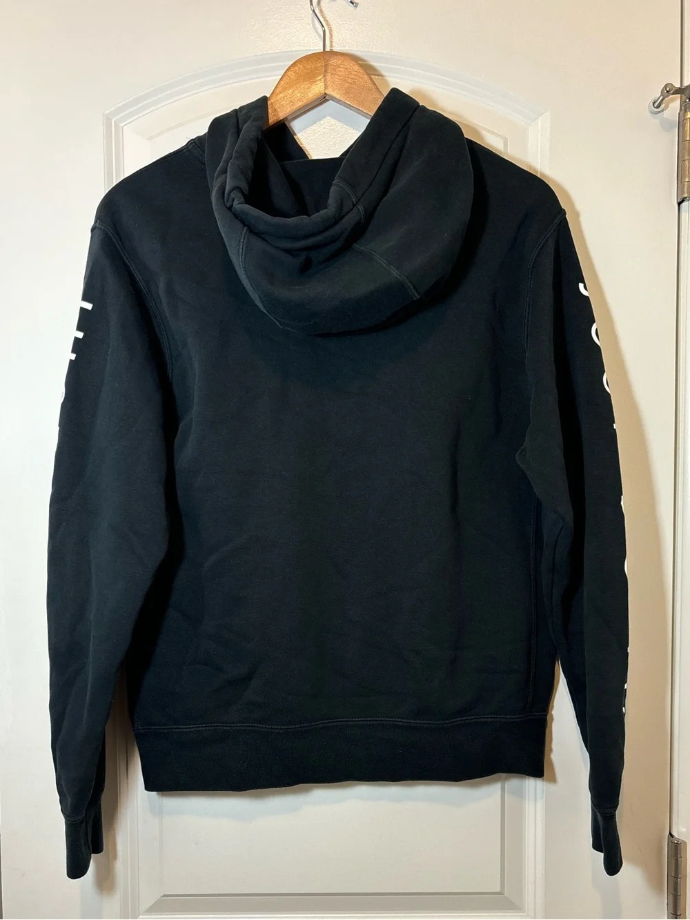 Nike Black Hoodie with White Nike Air Logo